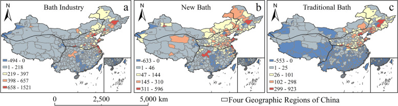 Uncovering the spatiotemporal evolution of the service industry based on geo-big-data- a case study on the bath industry in China.