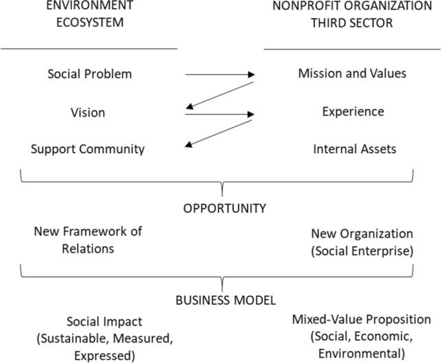 Creation of Work Integration Social Enterprises (WISEs) by Social Action Organizations: Proposal of a Model for Decision-Making.