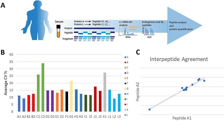 Development of Tier 2 LC-MRM-MS protein quantification methods for liquid biopsies