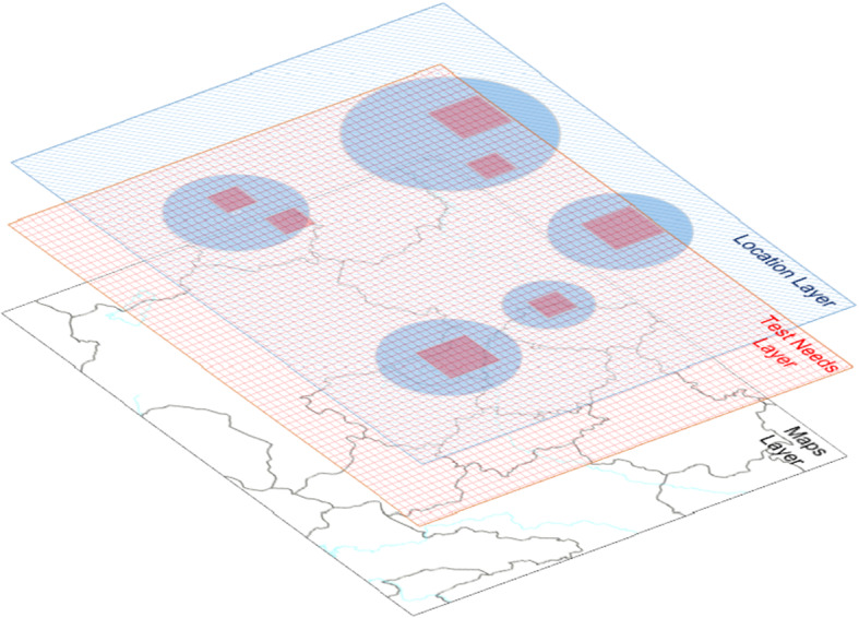 A goal programming model for two-stage COVID19 test sampling centers location-allocation problem.