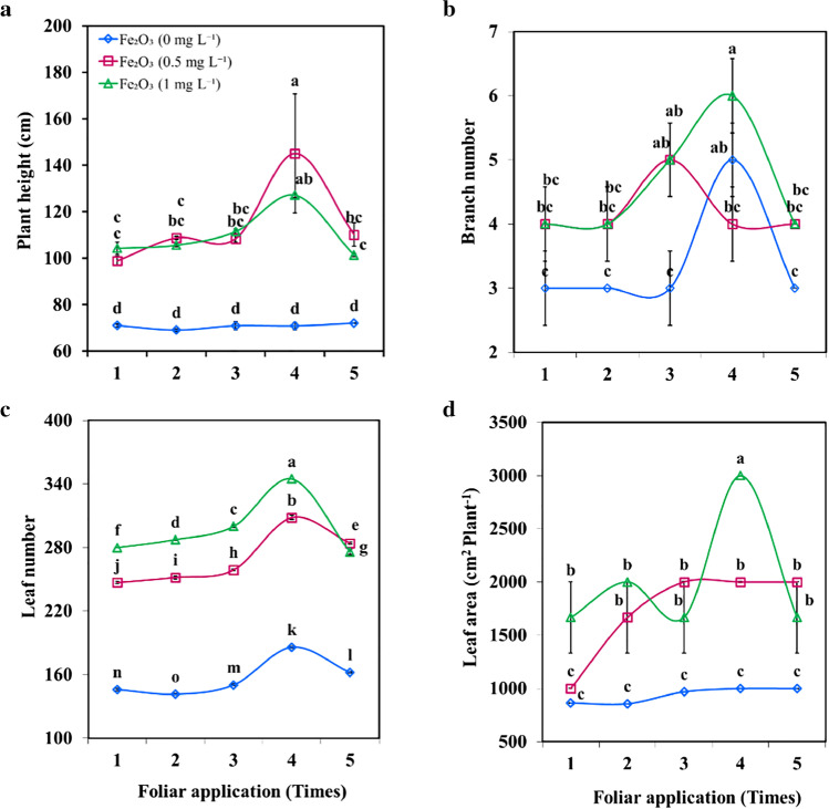 Foliar Application of Iron Oxide Nanoparticles Promotes Growth, Mineral Contents, and Medicinal Qualities of <i>Solidago virgaurea</i> L.