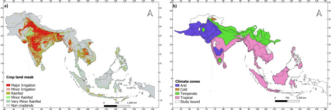 Downscaling Global Gridded Crop Yield Data Products and Crop Water Productivity Mapping Using Remote Sensing Derived Variables in the South Asia.