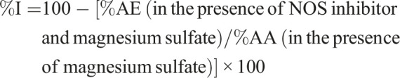 Magnesium Sulfate Reduces Carrageenan-Induced Rat Paw Inflammatory Edema Via Nitric Oxide Production.