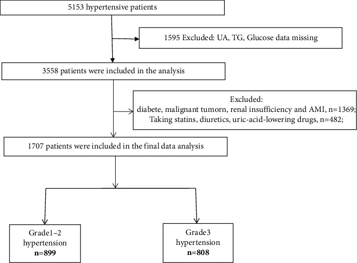 Association between the Triglyceride Glucose Index and Hyperuricemia in Patients with Primary Hypertension: A Cross-Sectional Study.