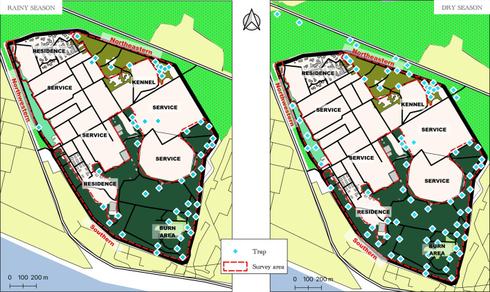 Tsetse fly ecology and risk of transmission of African trypanosomes related to a protected forest area at a military base in the city of Abidjan, Côte d'Ivoire.