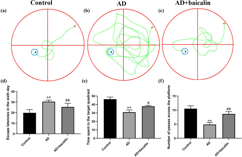 An interventional study of baicalin on neuronal pentraxin-1, neuronal pentraxin-2, and C-reactive protein in Alzheimer's disease rat model.