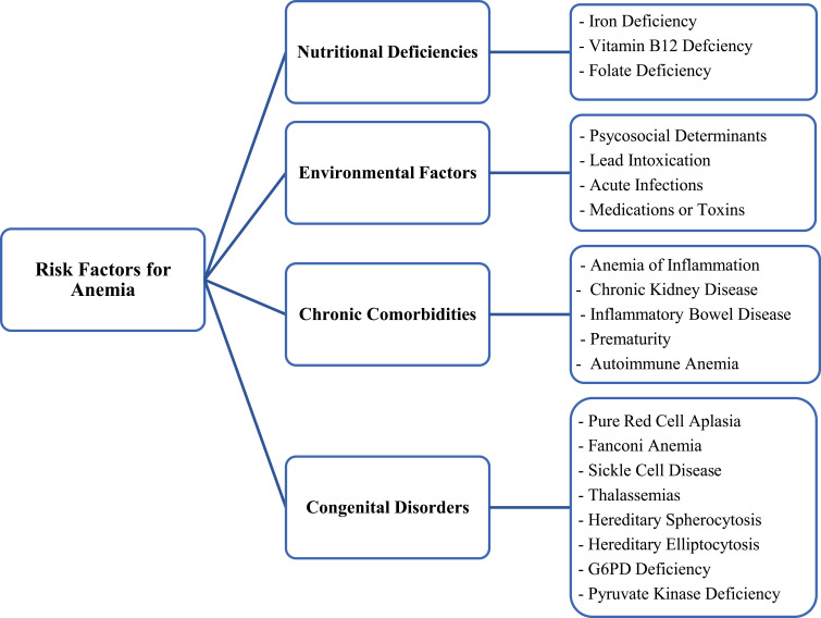 Anemia and Associated Risk Factors in Pediatric Patients.