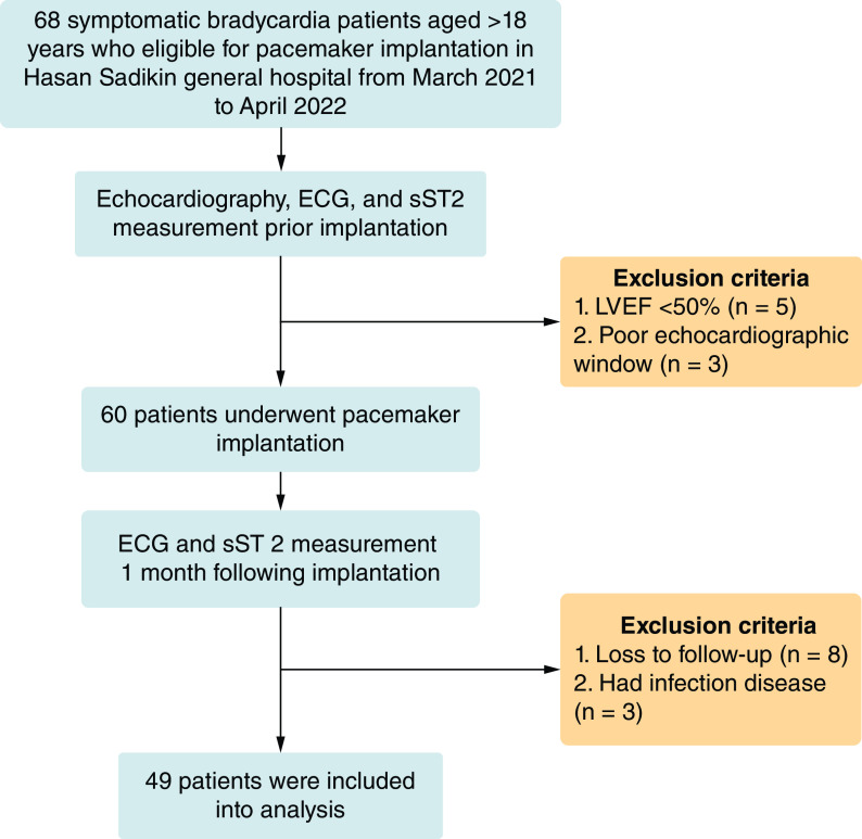 The soluble suppression of tumorigenicity 2 as a biomarker of early cardiac remodeling in bradycardia patients receiving permanent pacemaker therapy.