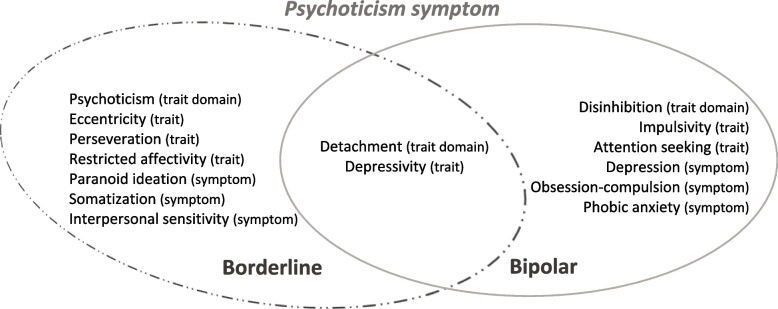 Psychotic spectrum features in borderline and bipolar disorders within the scope of the DSM-5 section III personality traits: a case control study.