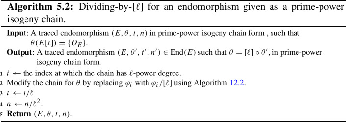 Orienteering with One Endomorphism.