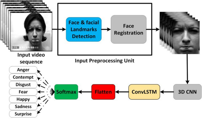 Facial expression recognition in videos using hybrid CNN & ConvLSTM.