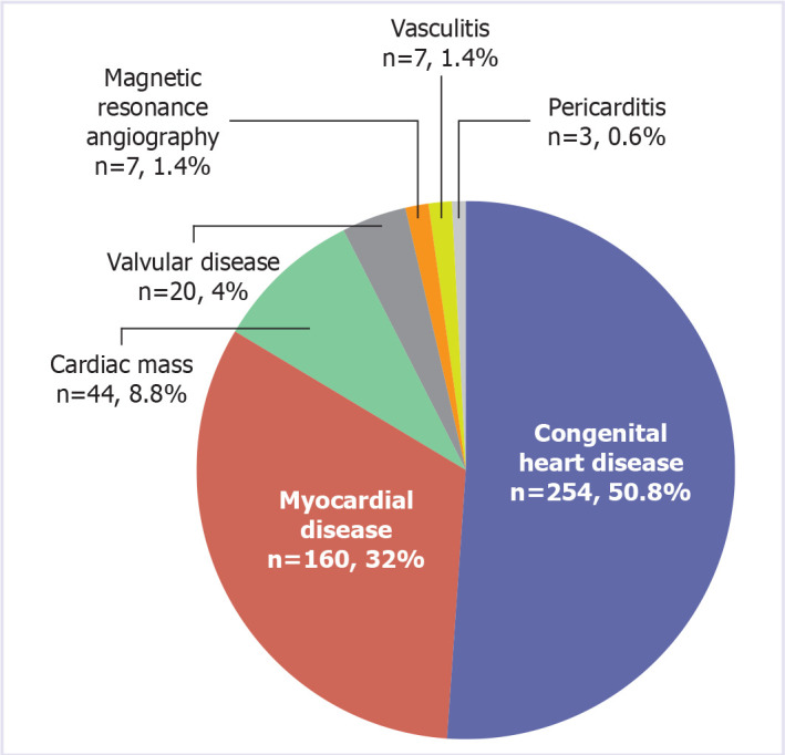 Experience of 500 cardiovascular magnetic resonance imaging and systematic analysis of cases.