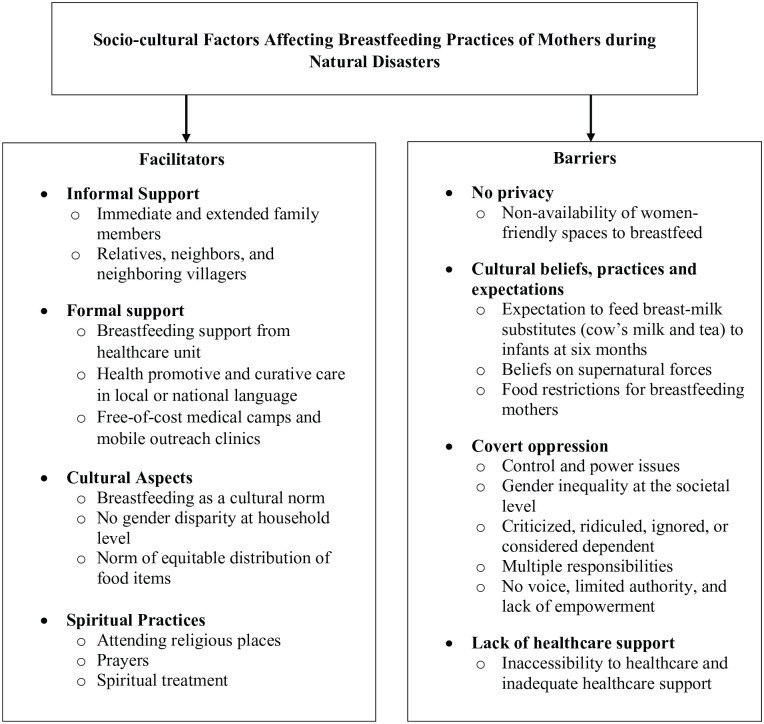 Sociocultural Factors Affecting Breastfeeding Practices of Mothers During Natural Disasters: A Critical Ethnography in Rural Pakistan.