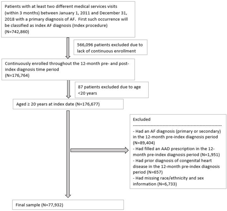 Race and Ethnic and Sex Differences in Rhythm Control Treatment of Incident Atrial Fibrillation.