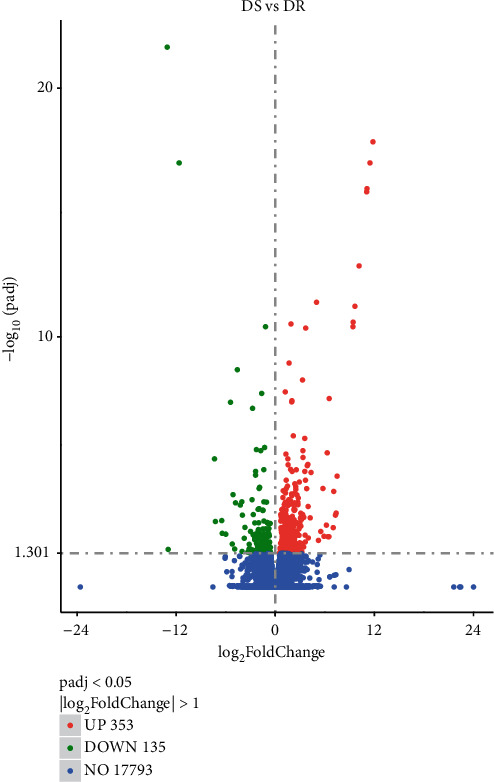 Transcript Characteristics on the Susceptibility Difference of Bovine Respiratory Disease.