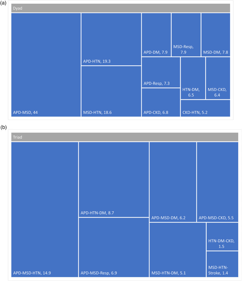 Patterns of multimorbidity among a community-based cohort in rural India.