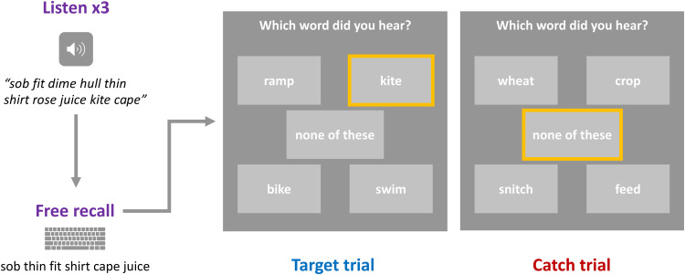 Grouping by Time and Pitch Facilitates Free but Not Cued Recall for Word Lists in Normally-Hearing Listeners.