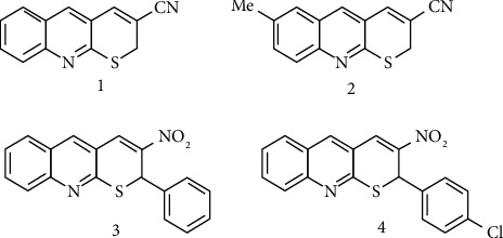 Molecular Docking Study for Binding Affinity of 2<i>H</i>-thiopyrano[2,3-<i>b</i>]quinoline Derivatives against CB1a.