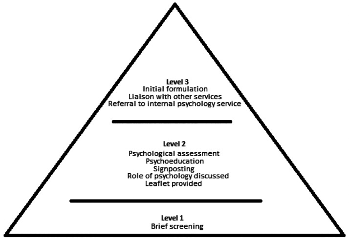 An evaluation of clinical psychology input into burns multidisciplinary follow-up clinics.