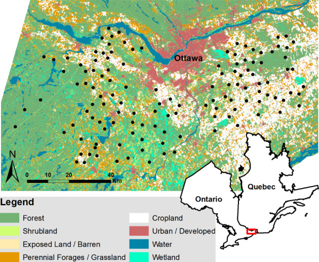 Direct and indirect effects of agricultural land cover on avian biodiversity in eastern Canada.