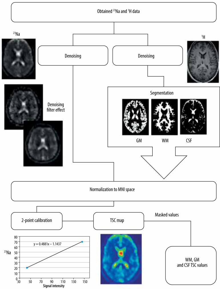 Assessment of sodium (<sup>23</sup>Na) brain MRI at 3T - preliminary results.