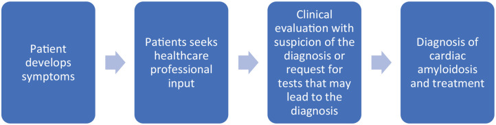 The importance of pathways to facilitate early diagnosis and treatment of patients with cardiac amyloidosis.