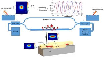 Analysis of BCB and SU 8 photonic waveguide in MZI architecture for point-of-care devices