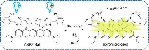 Aminobenzopyranoxanthene based salicylhydrazone probe for colorimetric detection of Cu2+