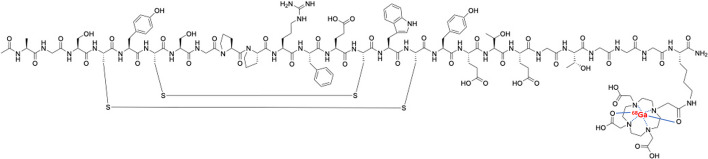 Fully automated radiolabeling of [68Ga]Ga-EMP100 targeting c-MET for PET-CT clinical imaging