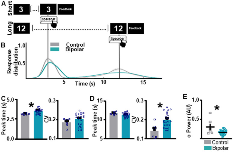 Supra-second interval timing in bipolar disorder: examining the role of disorder sub-type, mood, and medication status.