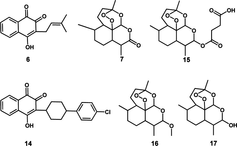 Prioritised identification of structural classes of natural products from higher plants in the expedition of antimalarial drug discovery