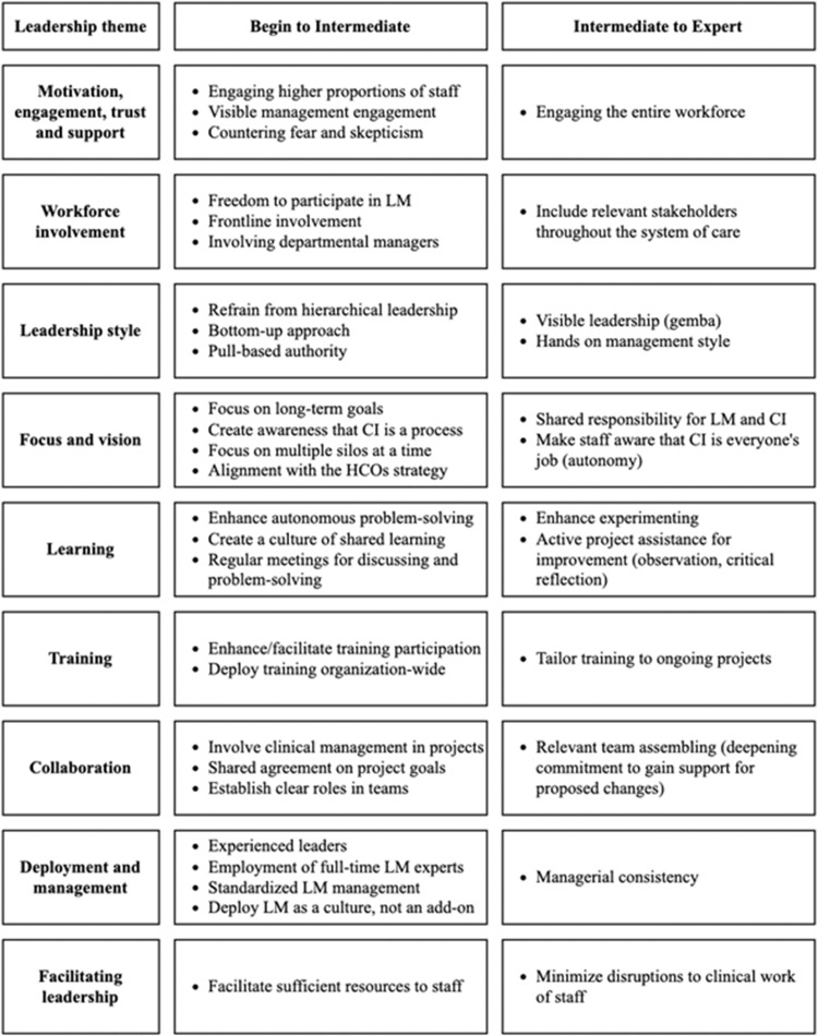 Unveiling the Impact of Lean Leadership on Continuous Improvement Maturity: A Scoping Review.