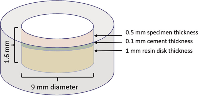 Influences of luting cement shade on the color of various translucent monolithic zirconia and lithium disilicate ceramics for veneer restorations.