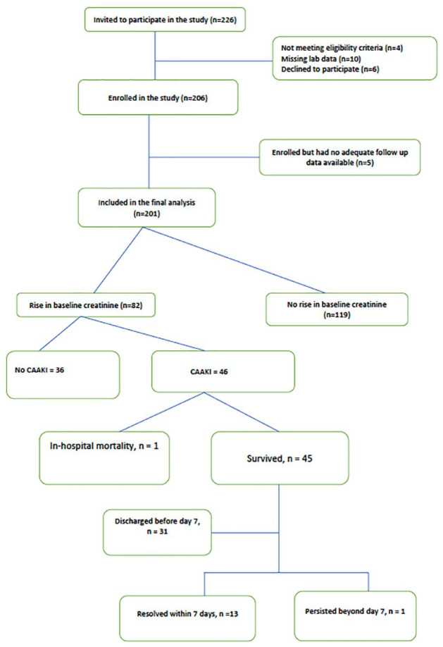 Burden and Risk Factors of Contrast-Associated Acute Kidney Injury in Hospitalized Zambian Children: A Prospective Cohort Study at the University Teaching Hospitals.