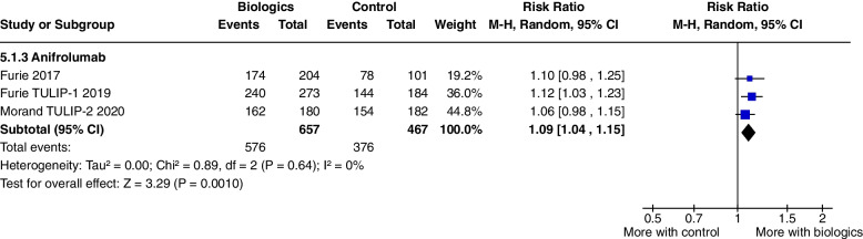 Safety and efficacy of biological agents in the treatment of Systemic Lupus Erythematosus (SLE).