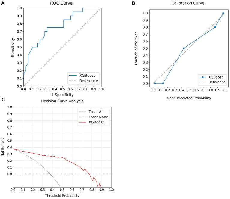 Prognostic estimation for acute ischemic stroke patients undergoing mechanical thrombectomy within an extended therapeutic window using an interpretable machine learning model.