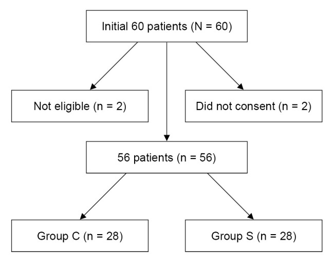 The sniffing position facilitated easier light wand guided endotracheal intubation compared with the neutral position with chin-lift.