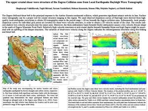 The upper crustal shear wave structure of the Zagros collision zone from local earthquake Rayleigh wave tomography