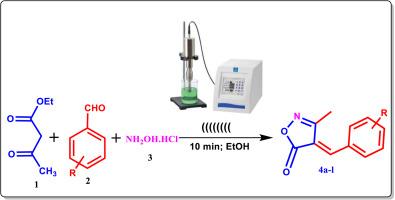 A catalyst-free, green and efficient protocol for the synthesis of methyleneisoxazole-5(4H)-ones supported by ultrasonic irradiation