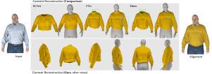 ImplicitPCA: Implicitly-proxied parametric encoding for collision-aware garment reconstruction