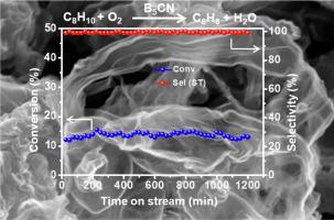 Unravelling the role of boron dopant in borocarbonitirde catalytic dehydrogenation reaction