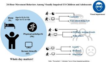 24-Hour movement behaviors among visually impaired US children and adolescents