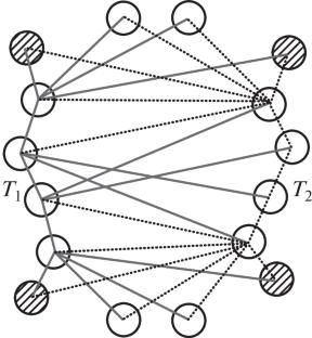 On Asymptotically Optimal Approach for Finding of the Minimum Total Weight of Edge-Disjoint Spanning Trees with a Given Diameter