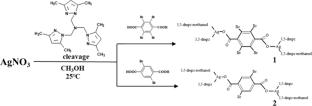 Synthesis, crystal structure and antimicrobial activities of two silver(I) complexes based on bis(pyrazole) and carboxylic acid co-ligands