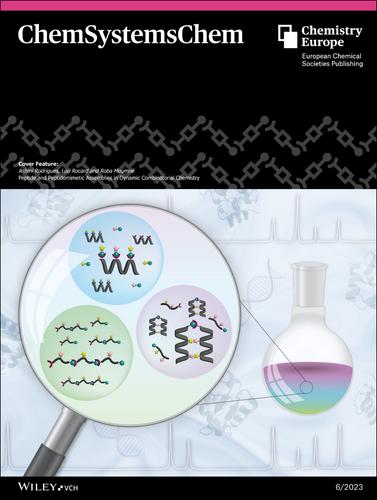 Cover Feature: Peptide and Peptidomimetic Assemblies in Dynamic Combinatorial Chemistry (ChemSystemsChem 6/2023)