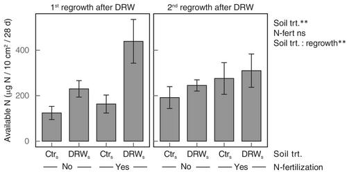 Post-drought compensatory growth in perennial grasslands is determined by legacy effects of the soil and not by plants