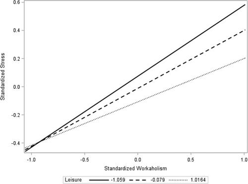 Take a break! Leisure participation moderates the workaholism–work stress relationship