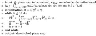 Fine-Tuning a Deconvolution Algorithm to Restore Displacement and Strain Maps Obtained with LSA