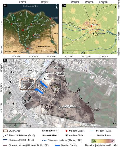 Holocene landscape reconstruction in the surroundings of the Temple of Pepi I at ancient Bubastis, southeastern Nile Delta (Egypt)