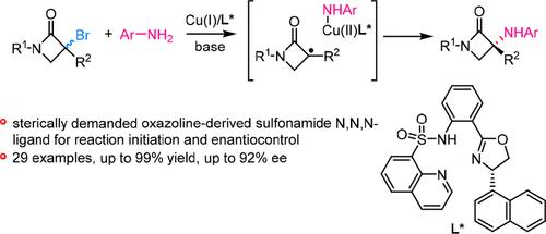 Copper-Catalyzed Enantioconvergent Radical C(sp3)–N Cross-Coupling to Access Chiral α-Amino-β-lactams